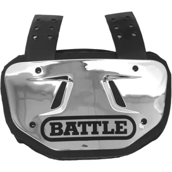 Battle Sports Youth Chrome Protective Football Back Plate image {5}