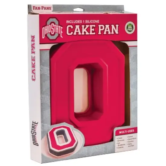 MasterPieces FanPans NCAA Ohio State Buckeyes Team Logo Silicone Cake Pan image {1}