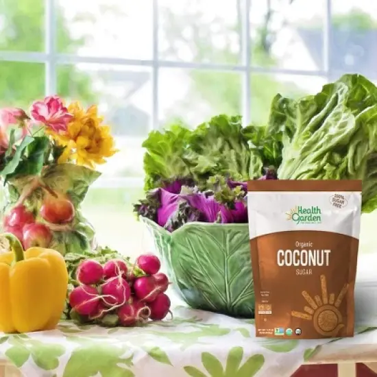 Health Garden, Organic Coconut Sugar, 16 oz image {3}