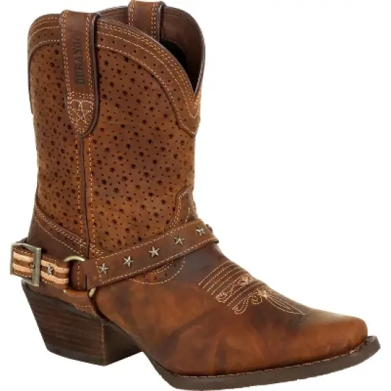 Women's Durango Ventilated Shortie Boot, DRD0375, Brown image {7}