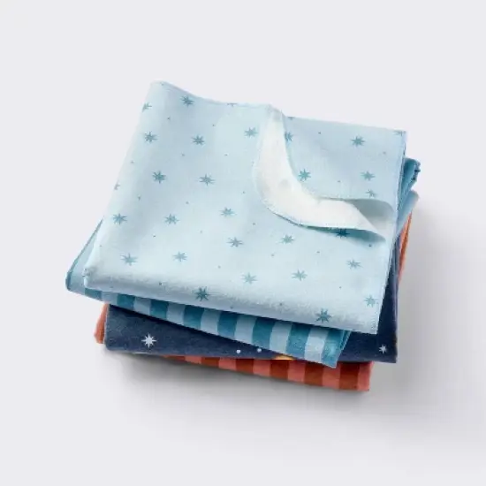 Flannel Baby Blankets - Space - 4pk - Cloud Island&trade; image {4}