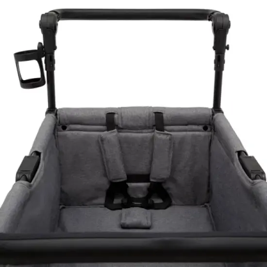 Jeep Wrangler Stroller Wagon with Included Car Seat Adapter by Delta Children - Gray image {9}
