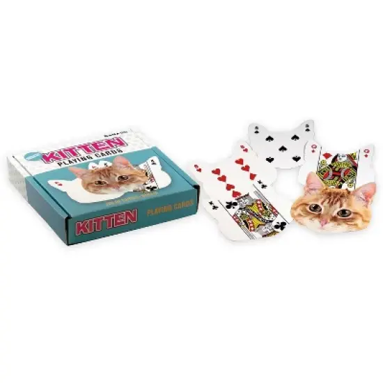 Gamago Kitten-Shaped Playing Cards | 52 Card Deck + 2 Jokers image {3}