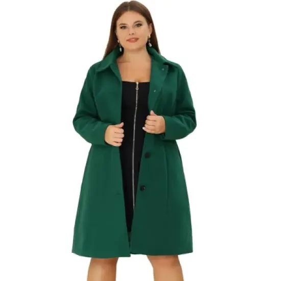 Agnes Orinda Women's Plus Size Winter Outfits Utility Belted Fashion Overcoats image {11}