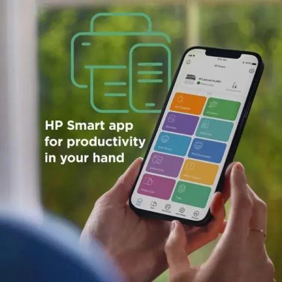 HP LaserJet Pro 3001dw Laser Printer, Black And White Mobile Print Up to 50,000 image {4}