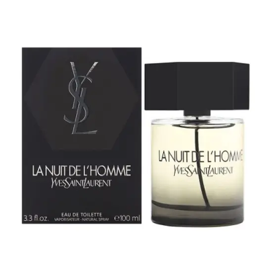 Yves Saint Laurent La Nuit De L'Homme Eau de Toilette Spray for Men, 3.3 Fl Oz image {3}