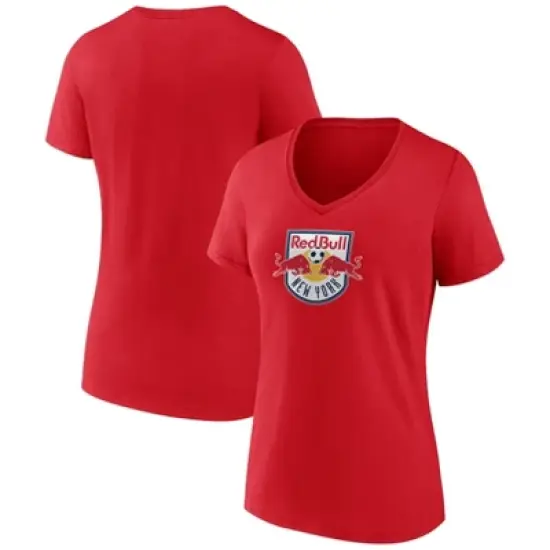 MLS New York Red Bulls Women's V-Neck Top Ranking T-Shirt image {3}
