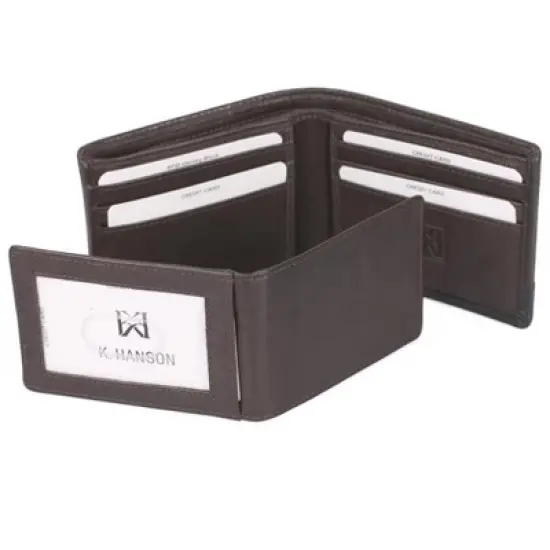 Karla Hanson Men's RFID Leather Bifold Wallet w/ Card Holder Insert image {3}