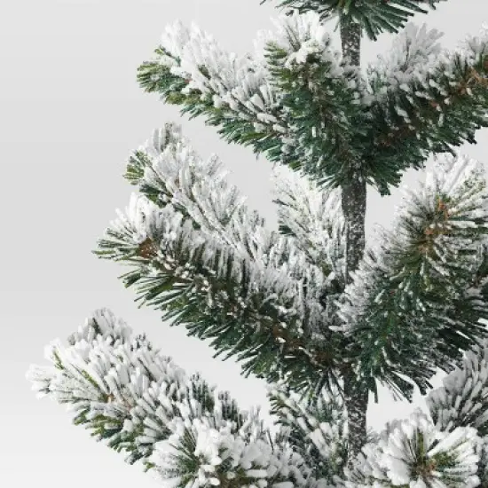 24" Unlit Flocked Indexed Mini Artificial Christmas Tree - Wondershop&trade; image {2}