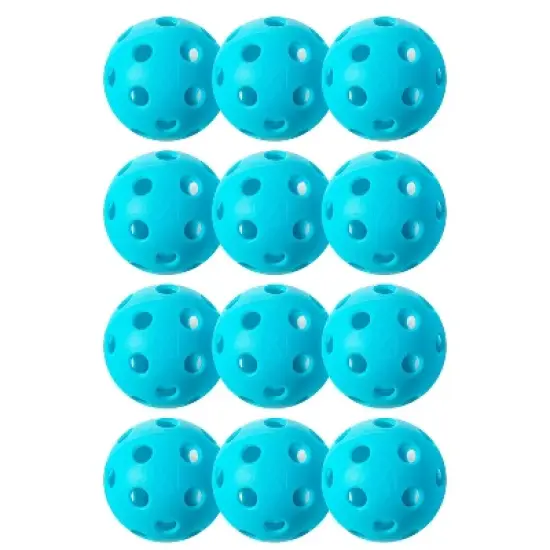 Franklin Sports X-26 Indoor Pickleballs Blue - 12pc image {1}