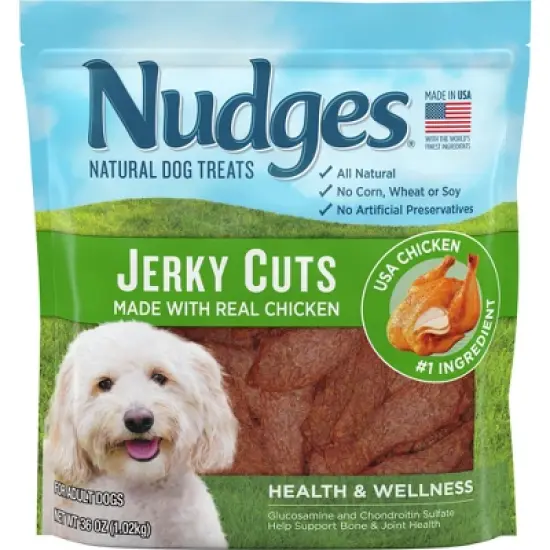 Blue Buffalo Nudges with Chicken Jerky Cuts Natural Dog Treats image {4}