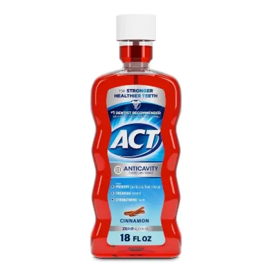ACT Mouthwash - Cinnamon - 18 fl oz image {10}