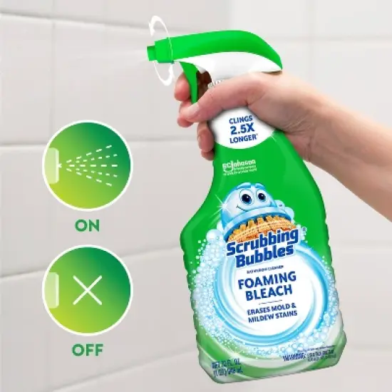 Scrubbing Bubbles Foaming Bleach Bathroom Cleaner Trigger Bottle - 32oz image {5}