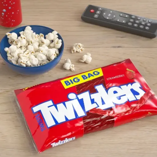 Twizzlers Twists Strawberry Licorice Candy Zipper Bag - 32oz image {5}