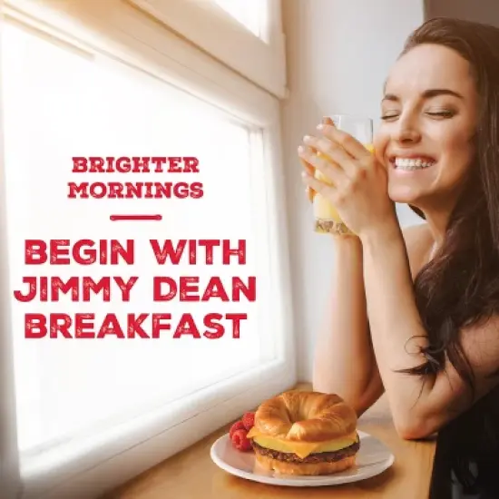 Jimmy Dean Sausage Egg & Cheese Frozen Croissant Sandwiches image {1}