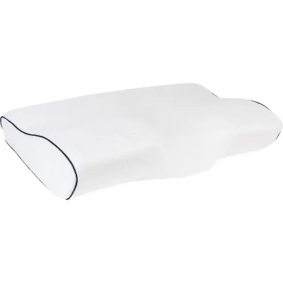 Healthy Spirit Contour Cervical Neck Pillow | Neck Pillow for Pain Relief Orthopedic Neck Support Shoulder Pain, White, 1 Count image {10}