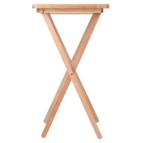 2pc Alex Snack Table Set Natural - Winsome image {3}