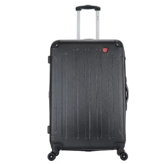 DUKAP Intely Hardside Large Checked Spinner Suitcase with Integrated Digital Weight Scale image {1}