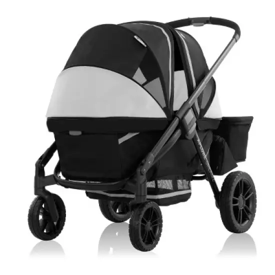 Evenflo Pivot Xplore Dreamz Stroller Wagon with Infant Car Seat Adapter image {37}