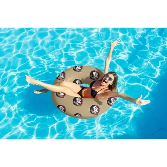 NCAA Florida State Seminoles 48" Inflatable Pool Float: PVC Water Float, 330 lb Capacity image {2}