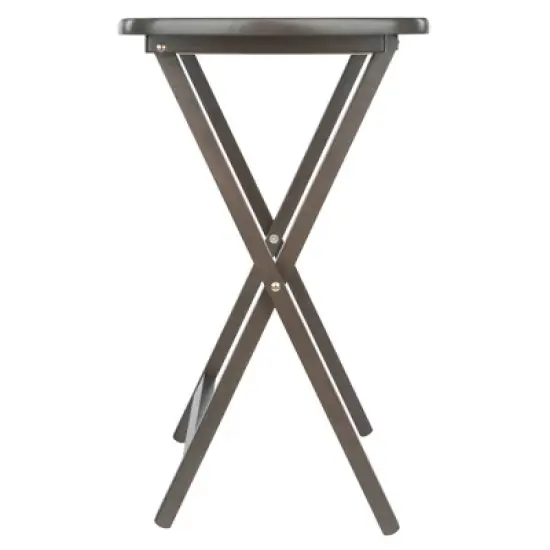 5pc Set Lucca Snack Tables Oyster Gray - Winsome image {6}