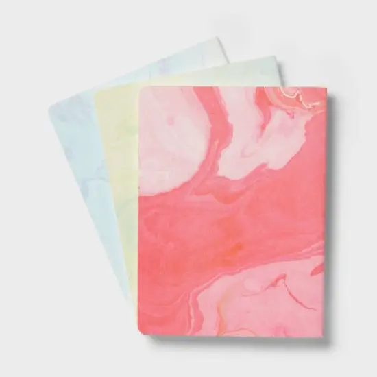 Soft Cover 3pk Marbled Notebook Set - up&up&trade; image {3}