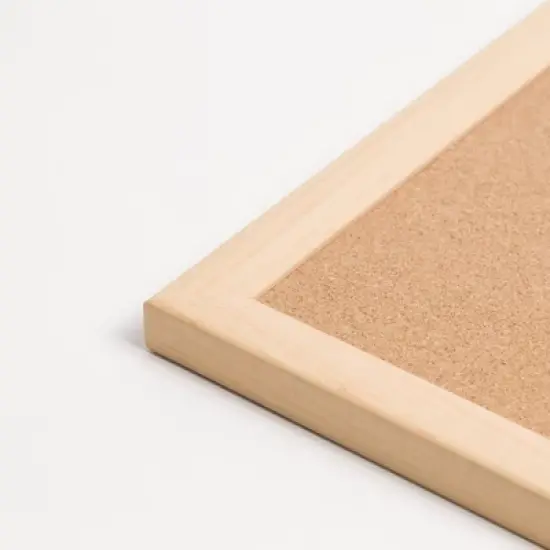 U Brands 23"x17" Cork Bulletin Board with Wood Frame image {4}