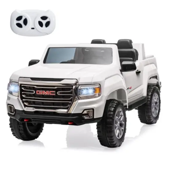 Acekool 24V 2-Seater Licensed GMC Ride On Truck Car with Remote, LED Lights, MP3, 2x200W Motors & Large Seat, Battery Powered Kids Car image {9}