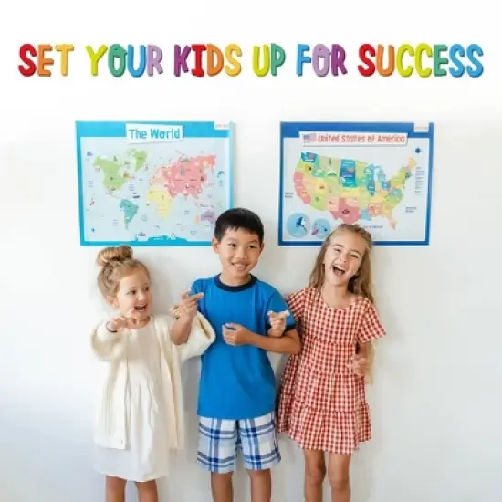 Merka Teacher Supplies Poster Board Classroom Decor Educational Posters For Toddlers Preschool Posters Set Of 16 image {6}