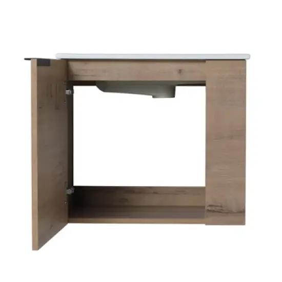 22" Bathroom Vanity with Sink, Soft Close Door and Floating Mount Design - ModernLuxe image {8}