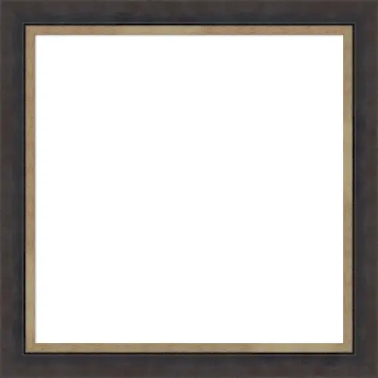 Amanti Art Hammered Charcoal Tan Framed Dry Erase Magnetic Board image {13}