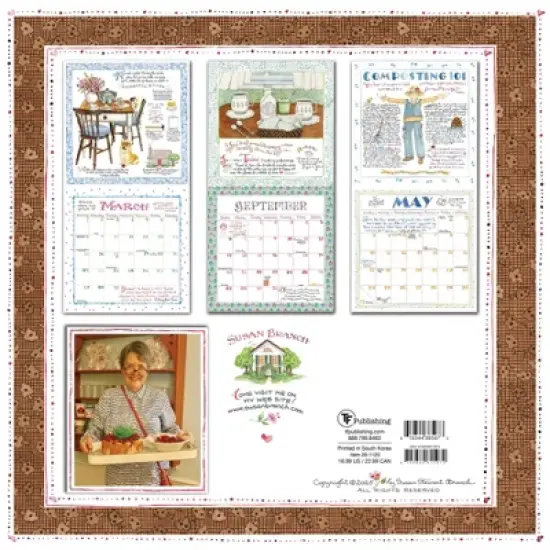 TF Publishing 13.5"x14.5" 2026 Susan Branch Wall Calendar image {4}