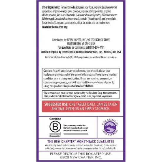 New Chapter Women's 50+ for Cellular Energy, Heart & Immune Support  Multivitamin - 30ct image {5}