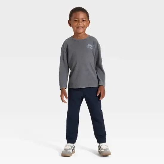Toddler Boys' Long Sleeve Oversized T-Shirt - Cat & Jack&trade; image {3}