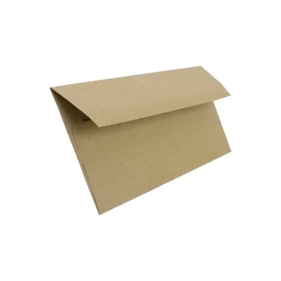 JAM Paper #10 Business Envelope 4 1/8" x 9 1/2" Brown Kraft 25/Pack (6314842) image {2}