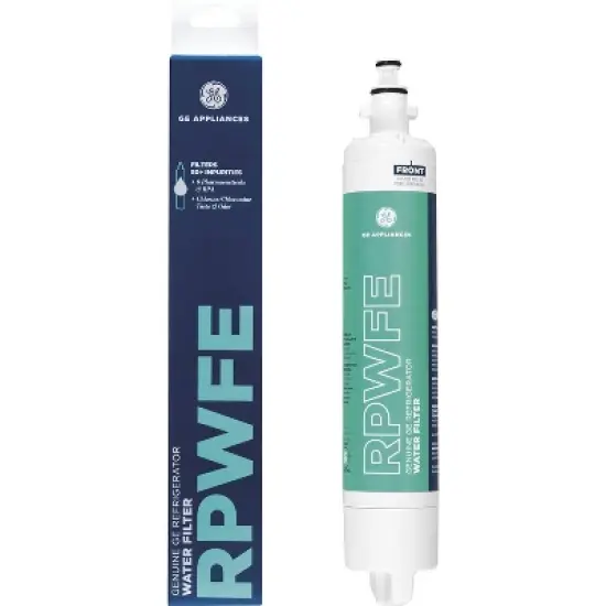 GE Appliances RPWFE Replacement Refrigerator Water Filter: Filters Pharmaceuticals, Asbestos, Mercury, Lead, Pesticides image {8}