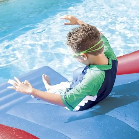 HearthSong Inflatable Super Backyard Water Slide For Pool or Grass image {4}