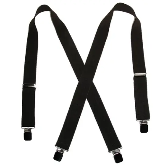 CTM Men's Terry Casual Elastic Clip-End 1 1/2 Inch Suspenders image {8}
