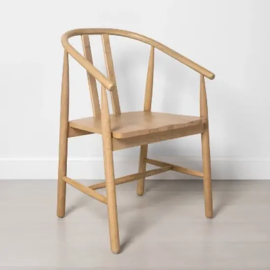 Sculpted Wood Dining Chair - Hearth & Hand&trade; with Magnolia image {7}