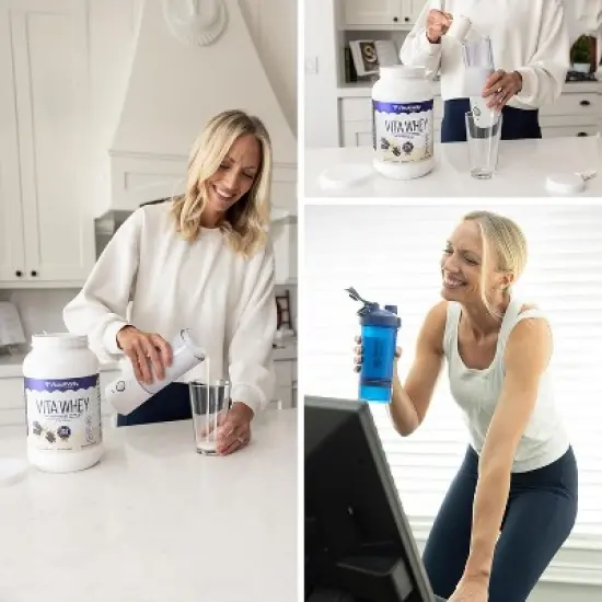 Vitauthority Whey Protein Powder for Women, Supports Digestion, Nutrient Absorption & Energy Post-Workout & Daily Nutrition, 30 Servings image {3}