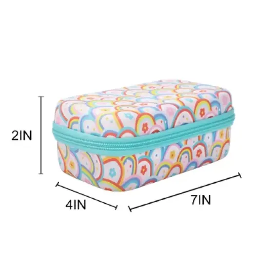 Rainbow Collage EVA Hard-Side Utility Case With Carabiner image {1}