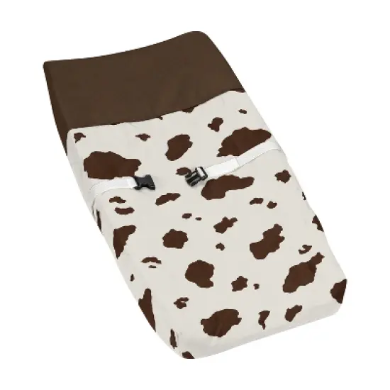 Sweet Jojo Designs Girl Boy Gender Neutral Unisex Changing Pad Cover Western Cowgirl Brown and Off White image {5}