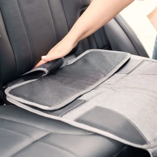 Diono Super Mat Car Seat Protector for Infant Car Seat, Booster Seat, Pets, Water Resistant, Gray image {4}