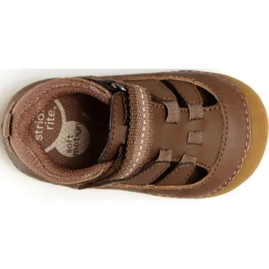 Stride Rite Kids Unisex Sonny Sneaker Sandal | 3.5 | Brown image {5}