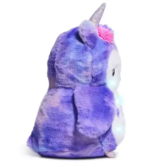 FAO Schwarz 14" LED Owlicorn with Sound Toy Plush image {2}