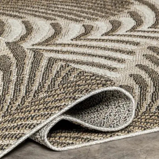 nuLOOM Mandie Modern Zebra Indoor/Outdoor Patio Area Rug image {3}