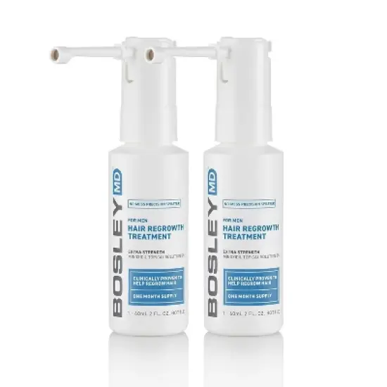 BosleyMD Hair Regrowth Treatment Spray for Men (2 oz - Two-pack) | Regrows Hair | Bosley MD Slows Hair Loss | FDA-Approved (60 Day supply) image {2}