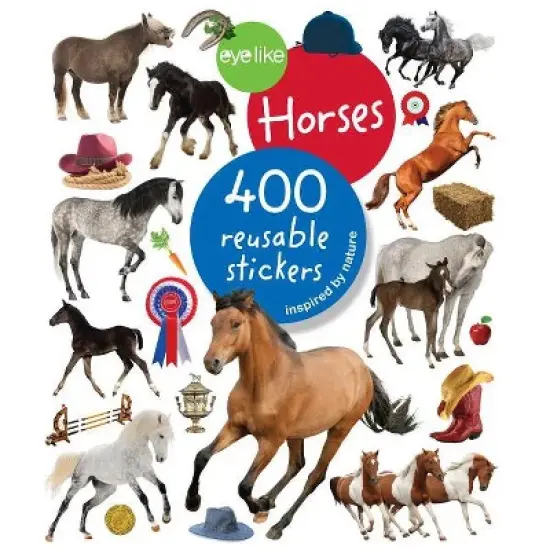 Eyelike Stickers: Horses - by  Workman Publishing (Paperback) image {1}