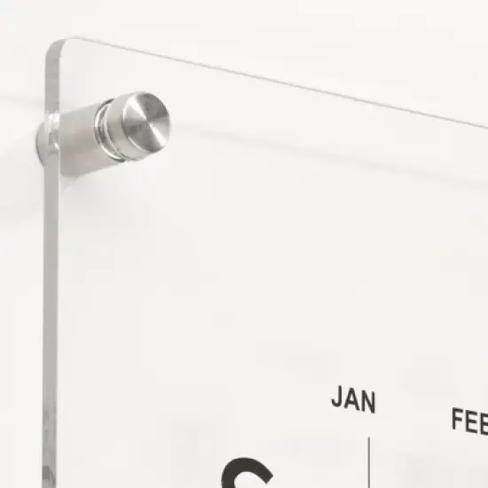 mDesign Acrylic Wall Calendar - Square image {5}