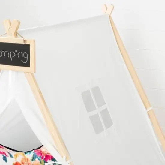 Sweedi Play Tent with Chalkboard Organic Cotton and Pine  - South Shore image {6}